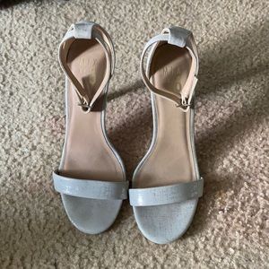 Silver heels